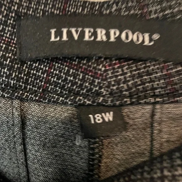 Liverpool ladies 18w plaid pants - Picture 3 of 5